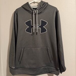 Under Armour Men's Charcoal Hoodie- Medium